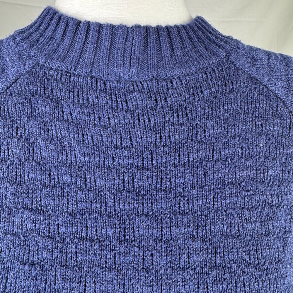 Lululemon Texture Play Crew Sweater Women’s S Knit Pullover Loungewear Blue - Picture 4 of 9